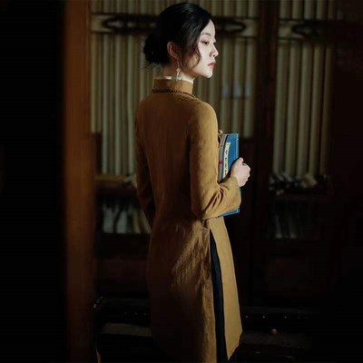 唐装女盘扣上衣居士服中式中国风茶服女禅意禅服茶艺服佛系衣服