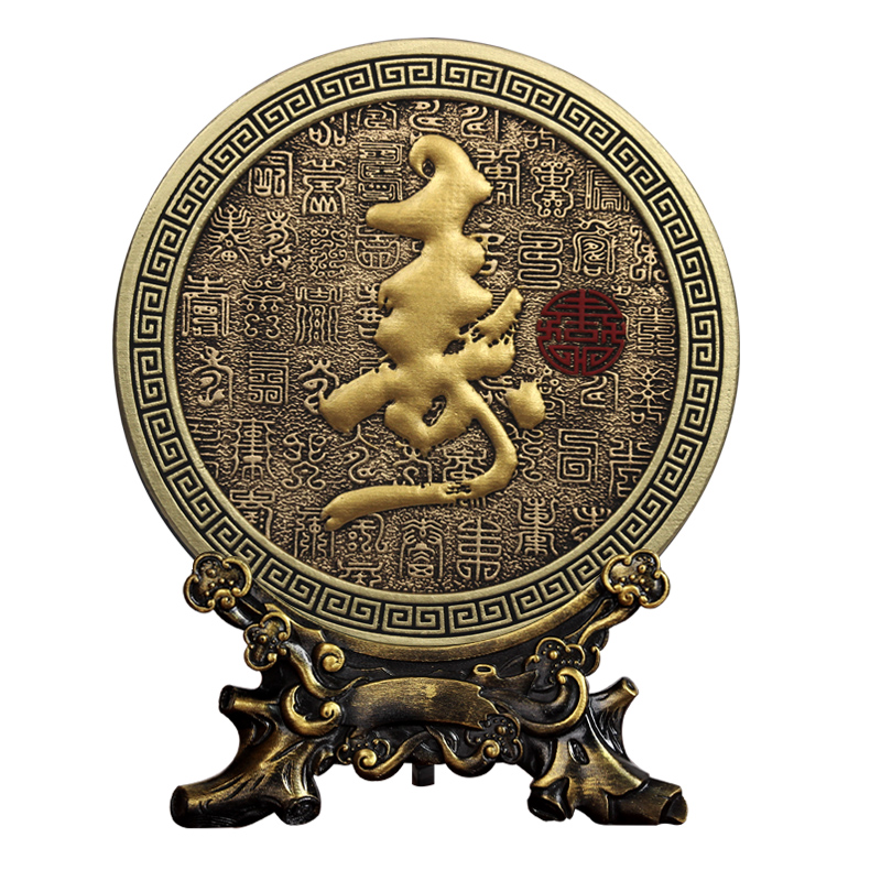 老人祝寿摆件爷爷奶奶生日礼物创意老年人长辈大寿贺寿实用工艺品