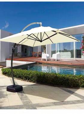 户外遮阳伞庭院伞太阳伞哥伦布大湾伞双湾伞超大伞休闲吊伞罗马伞