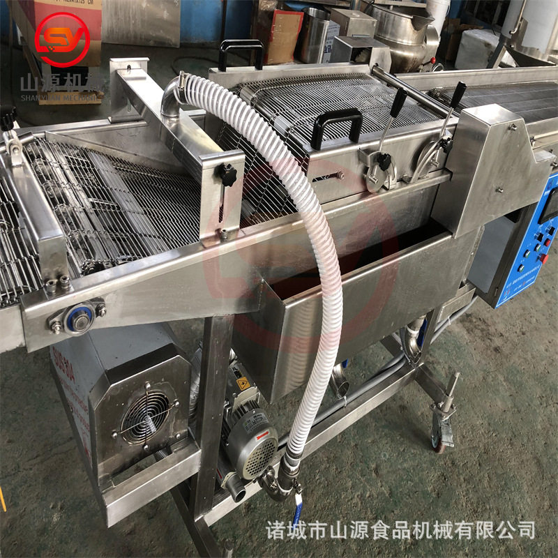 600型蔬菜串上浆机 全自动不锈钢挂糊上浆机器 土豆串挂浆机