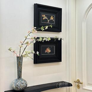 式法SF817929复古客厅玄关装饰画中古卧室床头风组合挂画厅饭餐桌