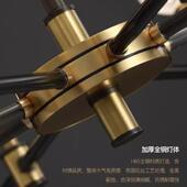 XS2023 7灯全铜轻奢客厅灯后现简吊约大气高档客厅灯代具2025年新