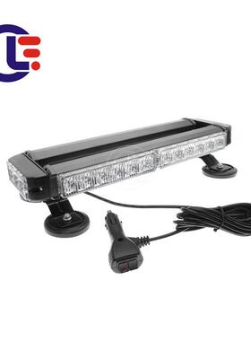 汽车E磁吸顶灯条30LD双排灯长警示灯6灯2节4面强长排BAE爆闪灯
