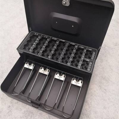 密小码锁家用带锁收纳铁无品牌/盒储蓄仕盒收纳盒箱金属钱箱兰琪