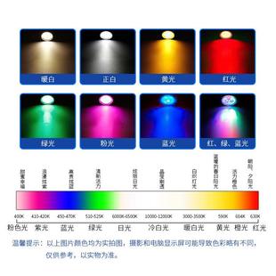 35内3无品牌 RGBW幻彩6灯WS2812置IC可编程单点单控55V脚灯带舞台