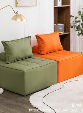 豆腐块小户型室出租房日式榻米单XKA榻人卧网红休闲懒人布艺组沙