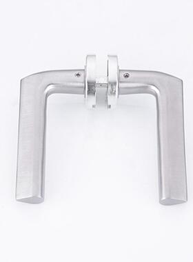 锈JLT钢门把拉不手实心木门执手锁手店酒室内卧室门拉手家用大门