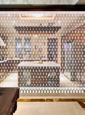 GZA珠帘晶水隔断客厅玄风水门子过道门对门化解卫帘生间关装饰免