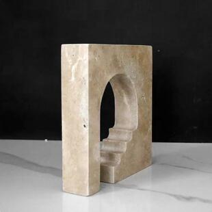 现代简创意黄石几何艺柜术摆件样板房电视茶洞几DKU客约厅家居装