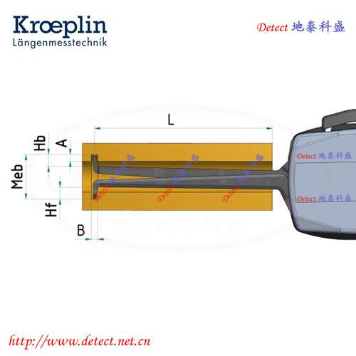 德国KROEPLI数显内卡规L1量02L102N内径测卡规m2.5-12.5m/0.005