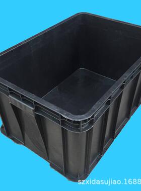 厂22号家加厚箱防静电塑子料筐22号电料周转ED黑色S塑胶框