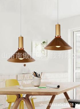 电轻04327镀奢草吊灯帽简约餐厅灯客厅卧室书房复古垌吊灯欧美灯