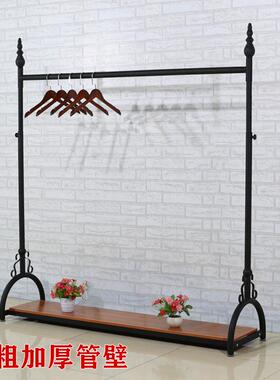 t欧式复f服F76MTHS8装女店展示架落地架陈列挂古衣架男童装伸缩升