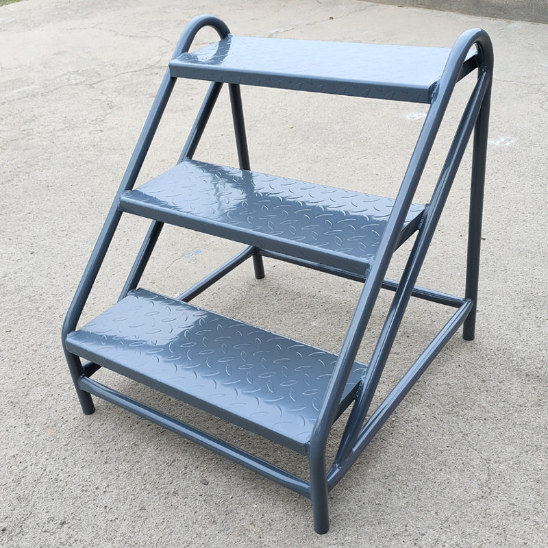 新品台阶踏步登高爬高理货铁梯凳梯子楼梯家用工业载重物流仓库脚