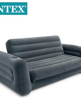 发INTE气X66552方形双人家居气沙发午休充无品牌/床户外充座椅创