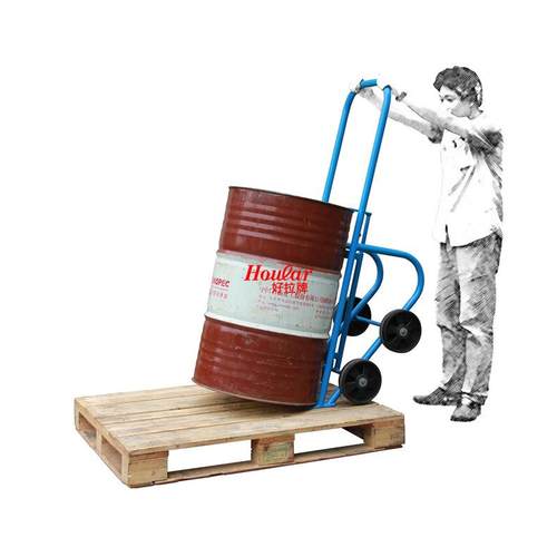 货DF2油0多用途桶小车DF20A不锈钢油桶车摇ZMM现篮式油桶搬运车