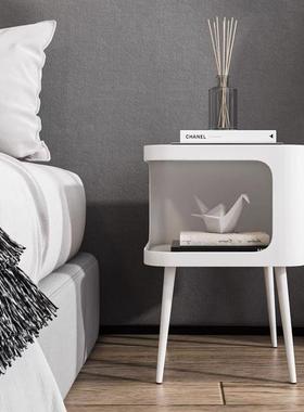 艺奶HD101233油风床头柜现卧代简约网红创铁沙发边几茶几意简易室