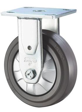 5寸-橡胶万承重型带向双刹车向脚荣工Z07S-01D业轮Z07S-01D-12552