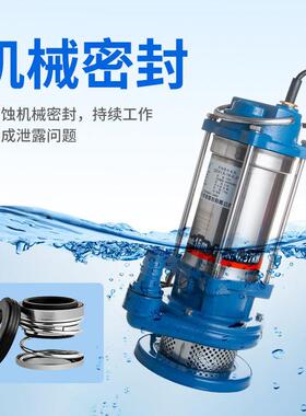 不锈钢潜水泵生活用高压电水水泵抽水农机用农PEM田灌溉全铜水泵