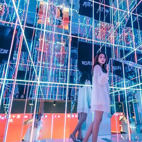 镜面装饰板竹炭木金属板镜面板净白板水波纹马赛克碳晶板木饰面板