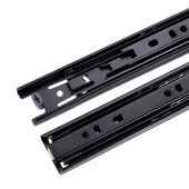 厚1.1厘米宽3厘米三节抽屉轨道老式 床头柜滑道家具厂用二节轨道