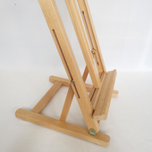 伦勃朗台式 画架美术桌面画板托支架木制可调节折叠实木质油画架子