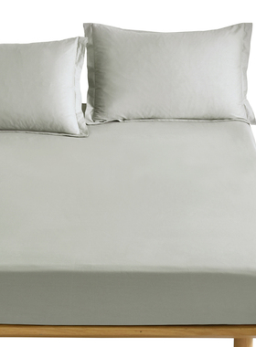 全棉床笠单件加厚款防滑纯棉床罩全包床垫套1.2米1.8m纯白色床单