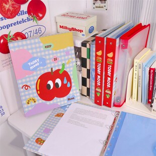 今日心情A4纸收纳夹活页文件夹产检收纳本试卷文件收纳册资料册