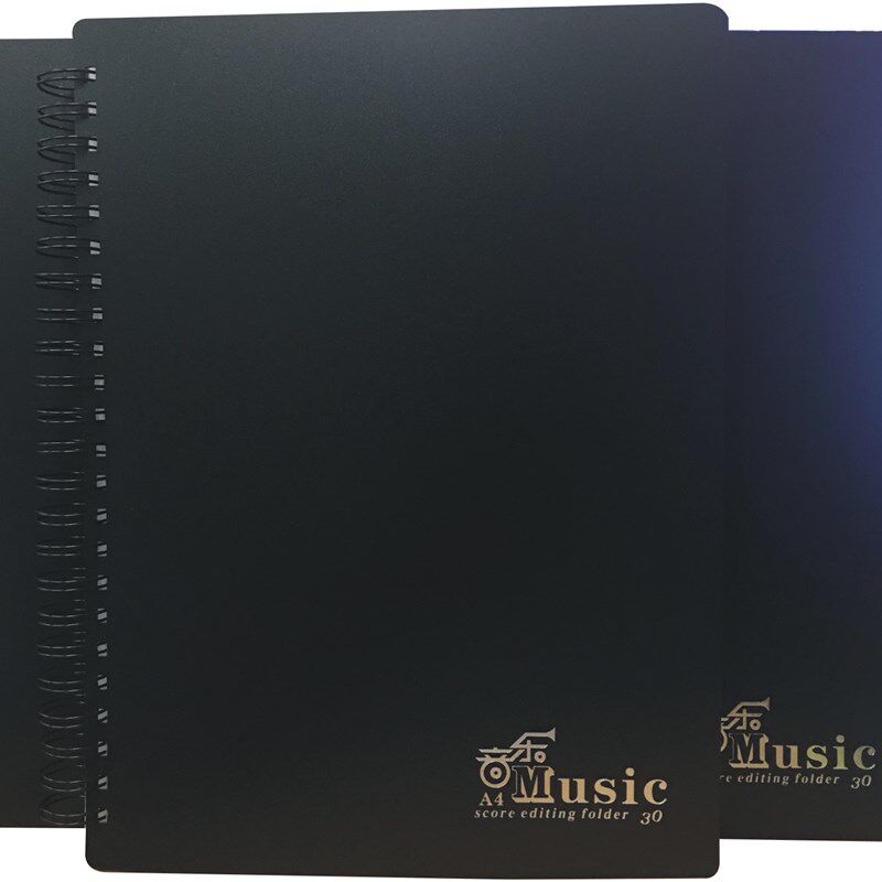 曲谱夹子五线谱夹钢琴谱子夹30页可装60页插页夹图画册乐谱文件夹