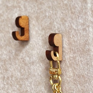 实木挂钩图钉复古木质钉饰品收纳按钉毛毡板软木板图钉10颗/盒