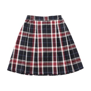 百褶裙女童格裙小学生校服裙子半身裙防走光裙中裙百折裙百褶裙