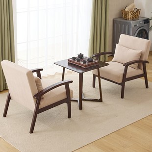 阳台休闲桌椅组合喝茶网红三件套一桌二椅小茶几极简卧室看书椅子