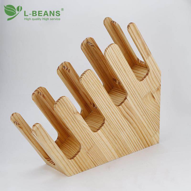 韩茶式风格木咖啡杯架/外原木杯架带杯架/纸杯奶架原外带杯架分杯