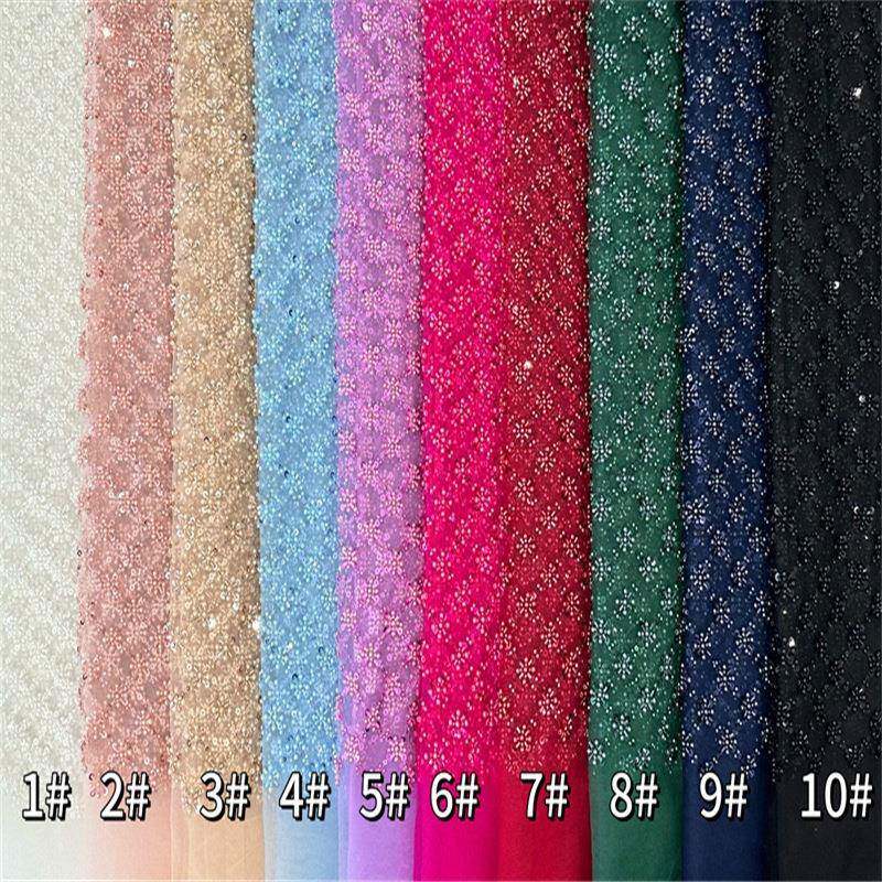 菱立体金色珠子珠片绣花面料格体网纱蕾丝料珠管亮片礼面服立JL2