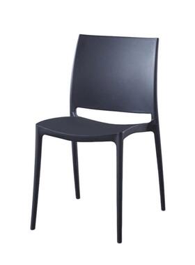 餐北欧约时尚料椅加厚家居餐椅简靠背休闲塑椅餐厅MFP排椅挡椅可