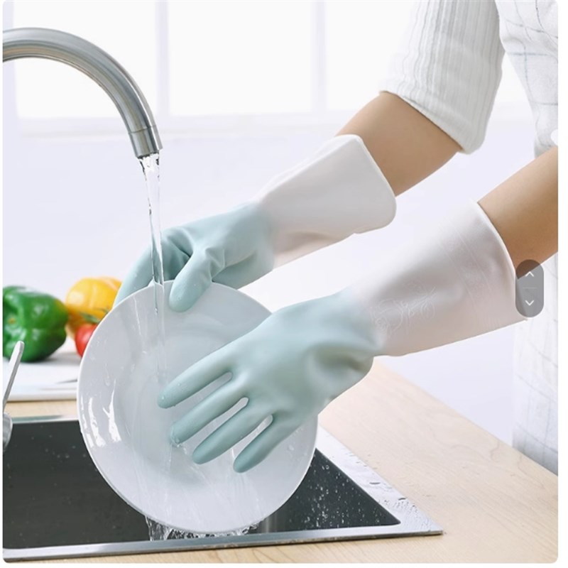 【拍一发三双】双色家务清洁洗碗手套 厨房刷碗洗衣服橡胶耐用