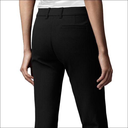 外滩风尚商务女装春秋款中腰修身直筒裤西装裤女直筒西裤子06312