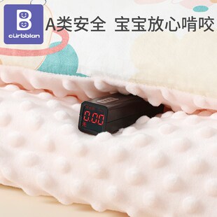 儿童豆豆毯婴儿秋冬被子加厚宝宝安抚毛毯幼儿园午睡盖毯豆豆被子