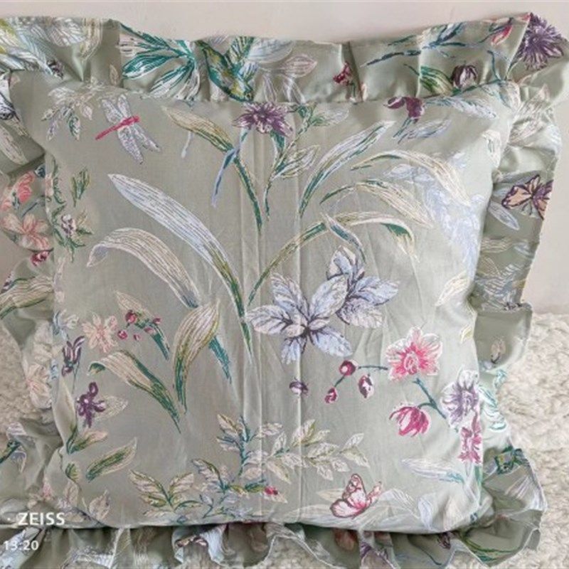 贡缎纯棉靠垫,抱枕套,特色木耳边,腰枕,办公室新品靠枕不含芯,居家布艺,靠垫/抱枕,淘宝优惠券,粉丝福利购,淘宝优惠卷