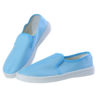 软底加厚无尘鞋 洁净鞋 工作鞋 男女款 电子厂车间专用 四孔鞋 防静电鞋