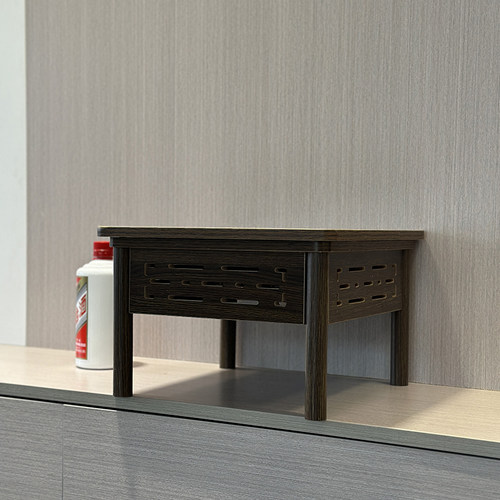 新中式木质飘窗桌子小茶几简约榻榻米矮桌子圆地桌炕几实木小方桌