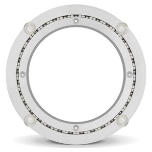 大吸盘餐桌转盘底座轴承消音铝合金防滑玻璃饭桌实木大理板石木质