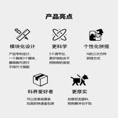 宠物外出牵引绳背心式 小中型大型犬胸抱婴袋防爆冲遛狗狗链子可定