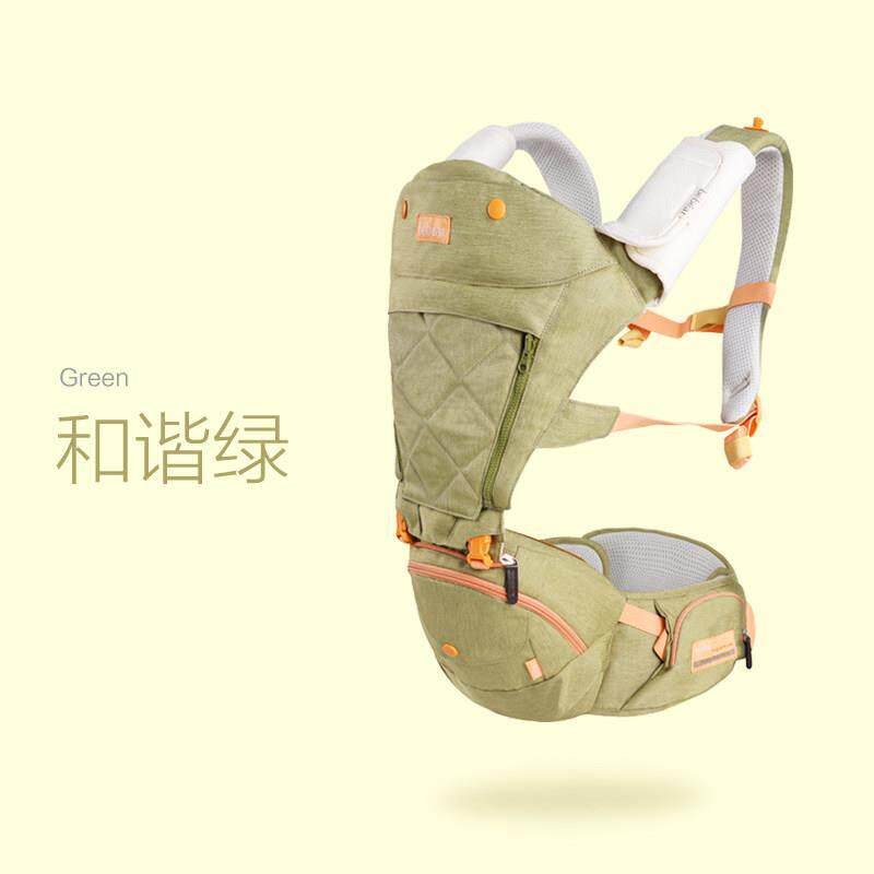 抱抱熊腰凳背带四季婴儿背带前抱式腰凳宝宝背带帽子C16特价清仓