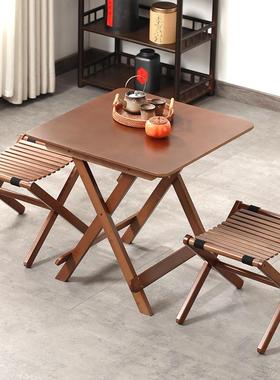 携可折叠桌子桌桌小户型家餐用户NHR外便宿舍简易小型四方摆摊吃m