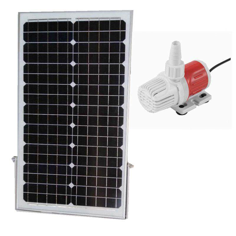 1/2v太阳2能抽水泵大4功率喷水泵假山鱼池鱼缸养鱼泉循环RYZ水泵