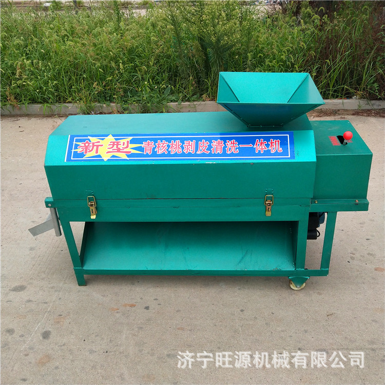青核桃去皮清洗一体机 全自动核桃去皮机 水循环核桃去皮机