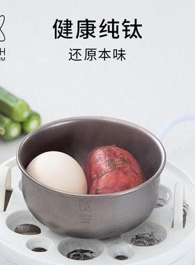 EIT铠斯K钛饭碗碟餐户外套装便携精致露营轻量QND餐H具