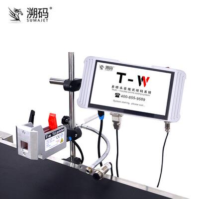 溯码T-W纸箱自小31231型墨打盒日期码机器全多喷头在线动式智能喷码机