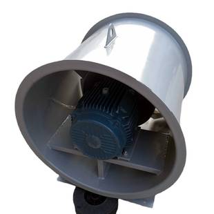 GXF-II系列低噪声斜流式通风机管道加压通风换气风机